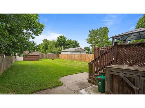 28 Frank Street, Brantford, ON - Outdoor With Deck Patio Veranda With Backyard