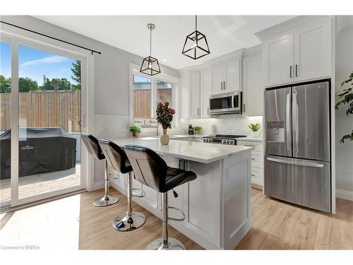 6-5 John Pound Road, Tillsonburg, ON - Indoor Photo Showing Kitchen With Stainless Steel Kitchen With Upgraded Kitchen