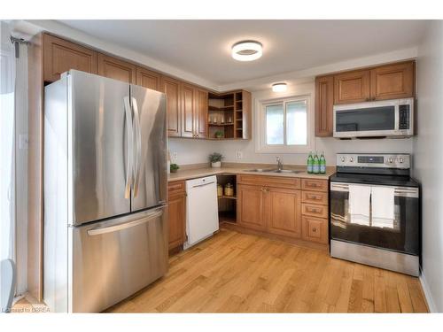 807 Elgin Street N, Cambridge, ON - Indoor Photo Showing Kitchen With Double Sink