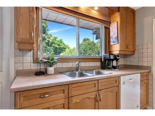 54 Paris Links Road, Paris, ON - Indoor Photo Showing Kitchen With Double Sink