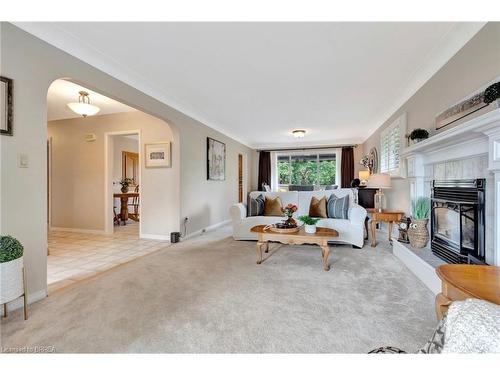 54 Paris Links Road, Paris, ON - Indoor Photo Showing Living Room With Fireplace