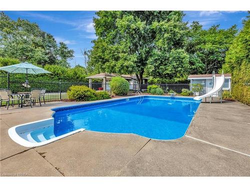 54 Paris Links Road, Paris, ON - Outdoor With In Ground Pool With Backyard