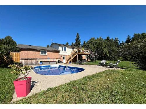 24 Highway 24, Scotland, ON - Outdoor With In Ground Pool With Backyard