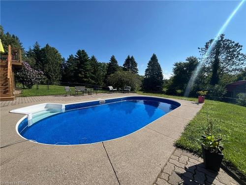 24 Highway 24, Scotland, ON - Outdoor With In Ground Pool With Backyard