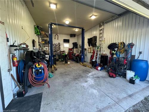 24 Highway 24, Scotland, ON - Indoor Photo Showing Garage