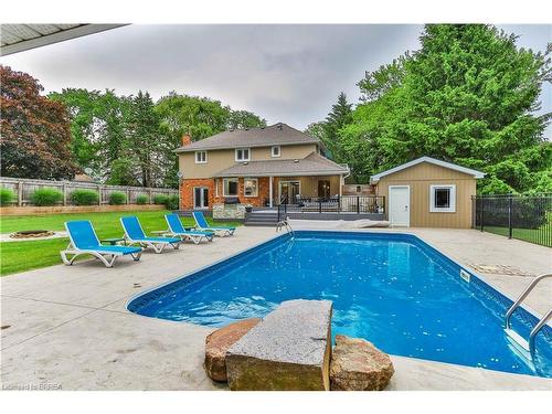 259 Blueline Road, Norfolk, ON - Outdoor With In Ground Pool With Backyard With Exterior