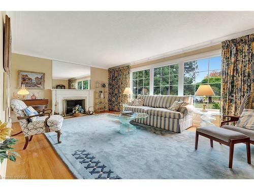 78 Ava Road, Brantford, ON - Indoor Photo Showing Living Room With Fireplace