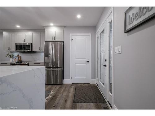 2 Waddington Street, Brantford, ON - Indoor Photo Showing Kitchen With Stainless Steel Kitchen