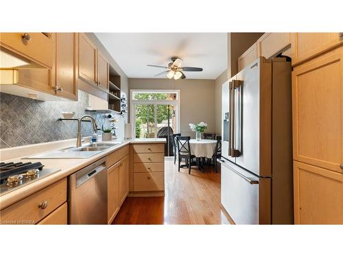 137 Thoroughbred Boulevard, Ancaster, ON - Indoor Photo Showing Kitchen With Double Sink