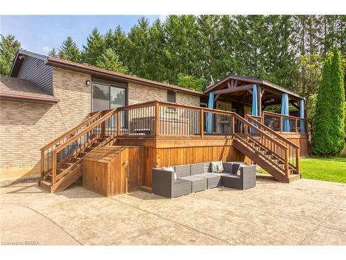 465 Old Onondaga Road E, Brantford, ON - Outdoor With Deck Patio Veranda With Exterior