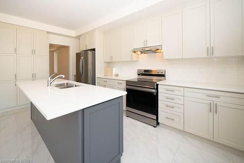 74 Granka Street, Brantford, ON - Indoor Photo Showing Kitchen With Double Sink