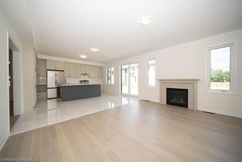 74 Granka Street, Brantford, ON - Indoor Photo Showing Living Room With Fireplace