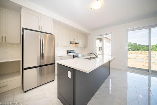 74 Granka Street, Brantford, ON - Indoor Photo Showing Kitchen With Double Sink