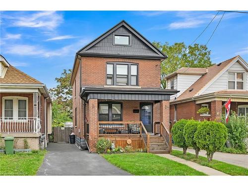 169 Connaught Avenue N, Hamilton, ON - Outdoor With Deck Patio Veranda With Facade