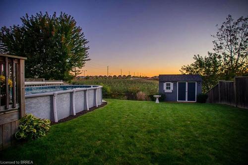 200 Mcguiness Drive, Brantford, ON - Outdoor With Above Ground Pool