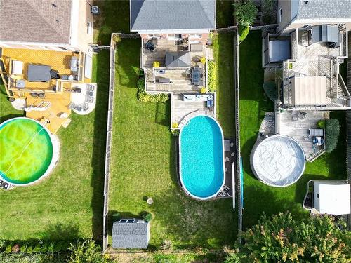 200 Mcguiness Drive, Brantford, ON - Outdoor With Above Ground Pool With View