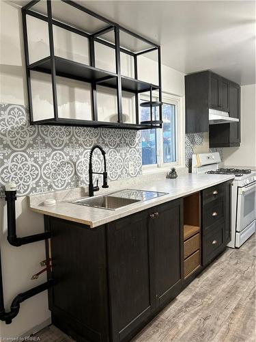 3852 Roxborough Avenue, Crystal Beach, ON - Indoor Photo Showing Kitchen With Double Sink