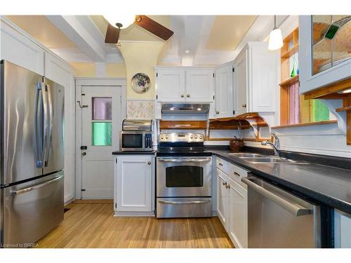 36 Lincoln Avenue, Brantford, ON - Indoor Photo Showing Kitchen With Double Sink