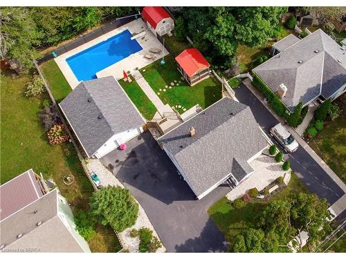 17 Trimdon Avenue, Brantford, ON - Outdoor With In Ground Pool With View