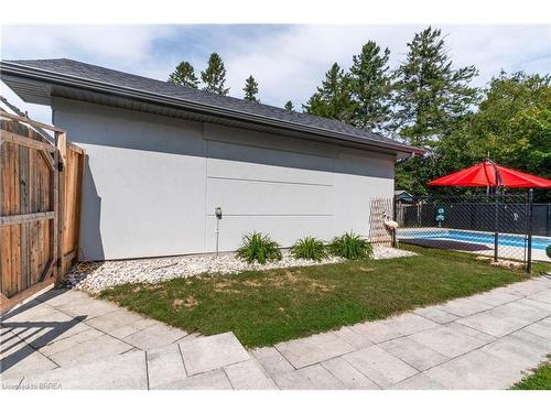 17 Trimdon Avenue, Brantford, ON - Outdoor With In Ground Pool