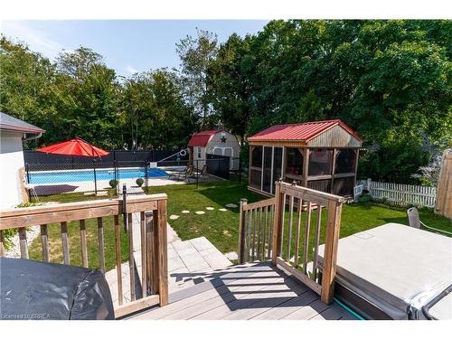 17 Trimdon Avenue, Brantford, ON - Outdoor With Deck Patio Veranda With Backyard