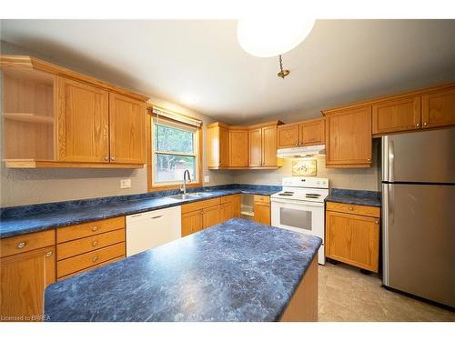 B-137 Henry Street, Brantford, ON - Indoor Photo Showing Kitchen With Double Sink