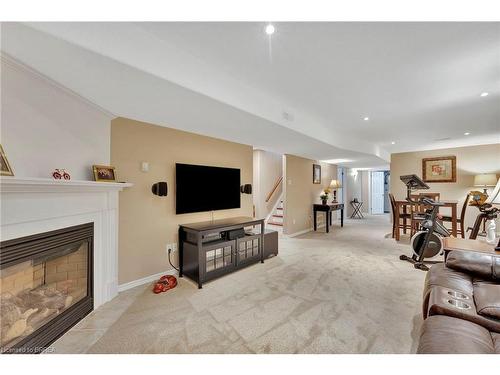 12-54 Glenwood Drive, Brantford, ON - Indoor Photo Showing Living Room With Fireplace