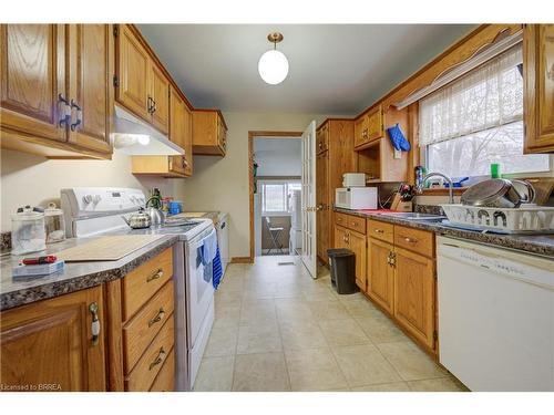 681 Conc 14 Townsend Road, Simcoe, ON - Indoor Photo Showing Kitchen With Double Sink