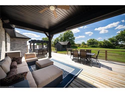 21 Tedley Boulevard, Brantford, ON - Outdoor With Deck Patio Veranda With Exterior