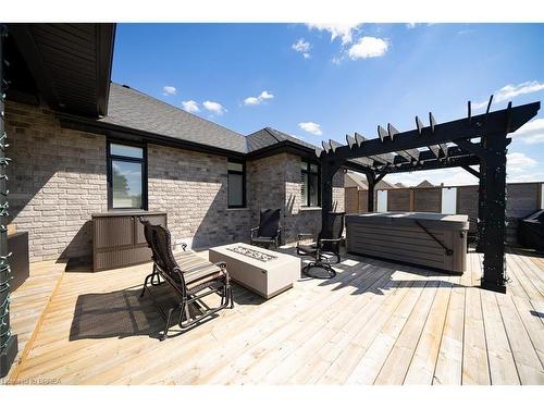 21 Tedley Boulevard, Brantford, ON - Outdoor With Deck Patio Veranda With Exterior