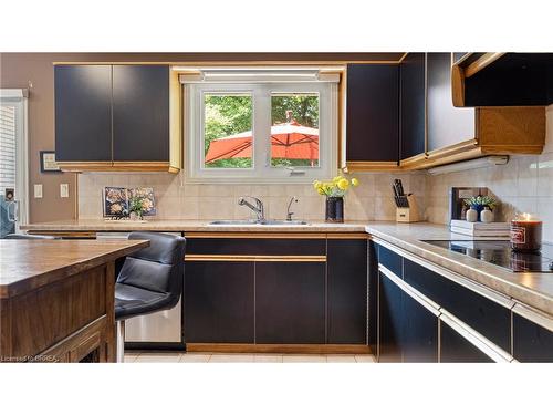 14 Pinewood Drive, Brantford, ON - Indoor Photo Showing Kitchen With Double Sink