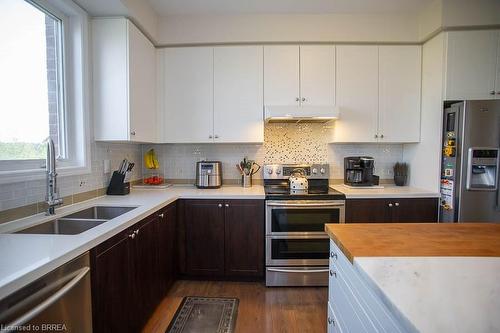 8 Turnbull Drive, Brantford, ON - Indoor Photo Showing Kitchen With Double Sink