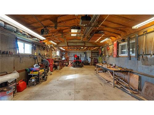 1331 Concession 12 Road, Langton, ON - Indoor Photo Showing Garage