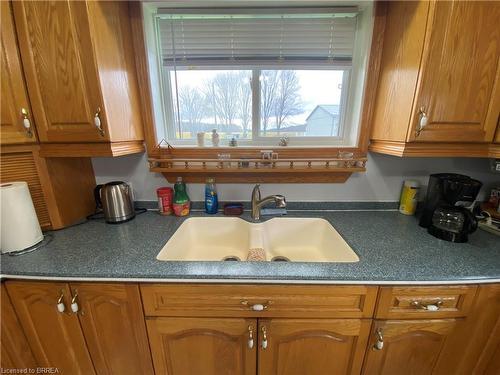 1163 Concession 7 Road, Townsend, ON - Indoor Photo Showing Kitchen With Double Sink