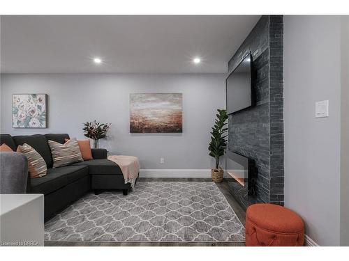 2 Waddington Street, Brantford, ON - Indoor With Fireplace