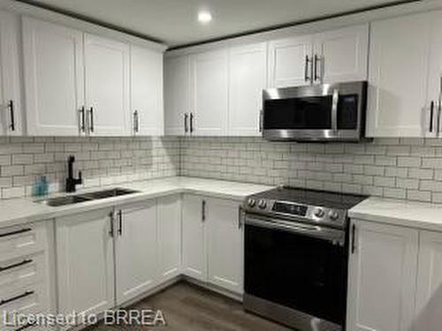 2 Waddington Street, Brantford, ON - Indoor Photo Showing Kitchen With Double Sink