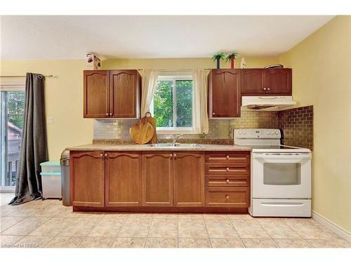 59 Albion Street, Brantford, ON - Indoor Photo Showing Kitchen With Double Sink