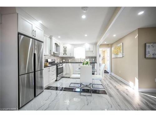 Main-1210 Dunsmure Road, Hamilton, ON - Indoor Photo Showing Kitchen With Upgraded Kitchen