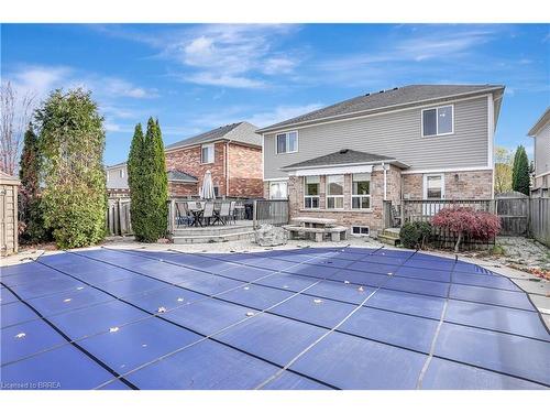 146 Blackburn Drive, Brantford, ON - Outdoor With In Ground Pool With Deck Patio Veranda