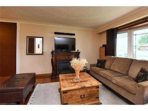 20 Northgate Drive, Hamilton, ON - Indoor Photo Showing Living Room With Fireplace