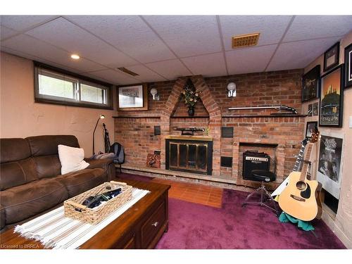 20 Northgate Drive, Hamilton, ON - Indoor Photo Showing Living Room With Fireplace