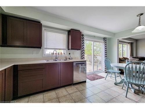 157 Powell Road, Brantford, ON - Indoor Photo Showing Kitchen With Double Sink