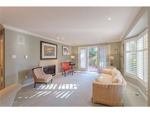 40 Hardy Road, Brantford, ON - Indoor Photo Showing Living Room With Fireplace