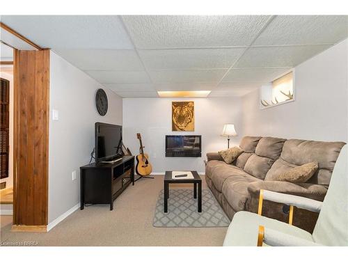 265 Park Avenue, Brantford, ON - Indoor Photo Showing Living Room With Fireplace