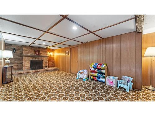 132 Chapel Street, Simcoe, ON - Indoor Photo Showing Other Room With Fireplace