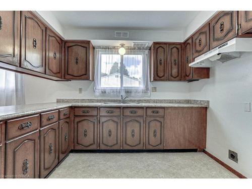 31-33 Ivanhoe Road, Brantford, ON - Indoor Photo Showing Kitchen With Double Sink