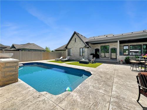 18 Harper Boulevard, Brantford, ON - Outdoor With Backyard