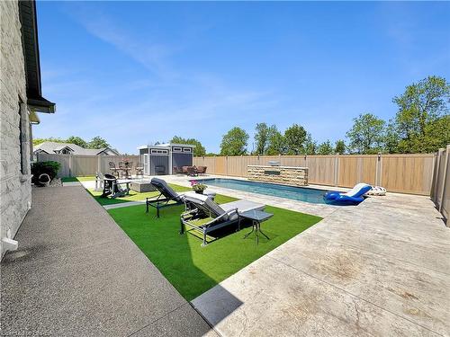 18 Harper Boulevard, Brantford, ON - Outdoor With Backyard