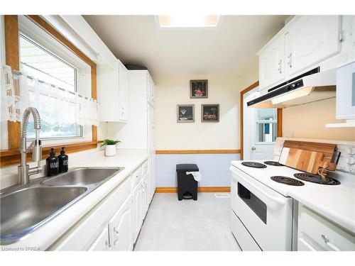 69 Elm Street, Simcoe, ON - Indoor Photo Showing Kitchen With Double Sink