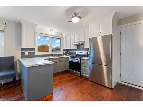 21 Janet Street, Port Colborne, ON - Indoor Photo Showing Kitchen With Stainless Steel Kitchen